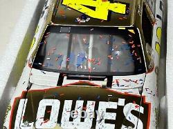 Action Racing 124 Scale 2010 Jimmie Johnson Bristol Win Gold Chrome with Box
