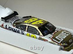 Action Racing 124 Scale 2010 Jimmie Johnson Bristol Win Gold Chrome with Box