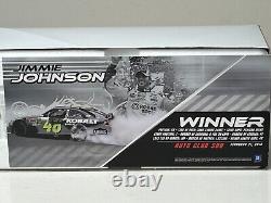 Action Racing 124 Scale 2010 Jimmie Johnson Kobalt Fontana Win with Box