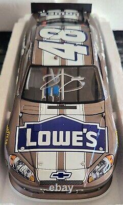 Action Rampage Lowes Jimmie Johnson #48 Signed 1/24 Chevy Impala #'d 173/174 COA