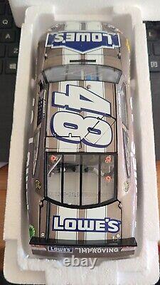 Action Rampage Lowes Jimmie Johnson #48 Signed 1/24 Chevy Impala #'d 173/174 COA