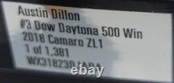 Austin Dillon 2018 Daytona 500 Raced Version Dow 1/24 Action