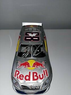 Autographed Brian Vickers 2011 Silver Red Bull Toyota Camry 1/24 Diecast