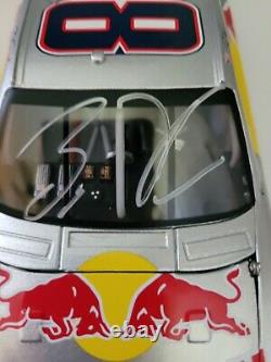 Autographed Brian Vickers 2011 Silver Red Bull Toyota Camry 1/24 Diecast