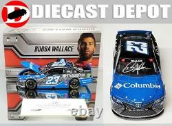 Autographed Bubba Wallace 2021 Columbia 1/24 Action