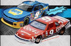 Autographed Chase & Bill Elliott Nascar Champions 2-car Set 1/24 Action Diecast