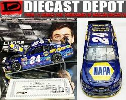 Autographed Chase Elliott 2016 Daytona 500 Pole Winner Napa 1/24 Action