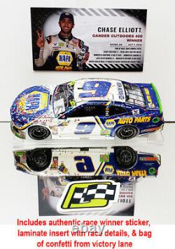 Autographed Chase Elliott 2018 Dover Win Raced Version Napa 1/24 Rcca Elite