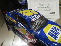 Autographed Chase Elliott 2018 Napa Patriotic Camaro 1/24 Elite Din #9 Door #