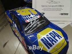 Autographed Chase Elliott 2018 Napa Patriotic Camaro 1/24 Elite Din #9 Door #