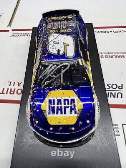 Autographed Chase Elliott 2022 #9 HMS NAPA Dover RWV Color CHR 1/24 Action Chevy