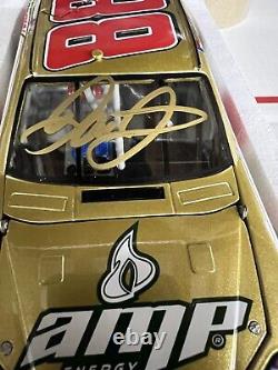 Autographed Dale Earnhardt Jr 2011 #88 Hms Gold Bristol Amp Mt Dew Action 1/24
