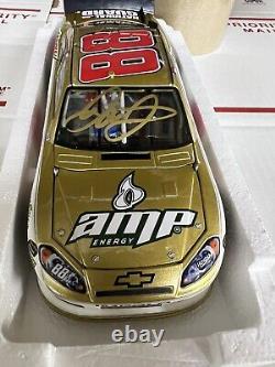 Autographed Dale Earnhardt Jr 2011 #88 Hms Gold Bristol Amp Mt Dew Action 1/24