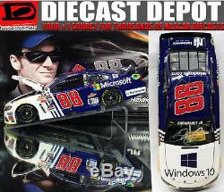 Autographed Dale Earnhardt Jr 2015 Microsoft Windows 10 1/24 Action