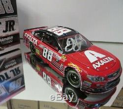 Autographed Dale Earnhardt Jr 2017 Final Ride Axalta/ Budweiser Raced 1/24