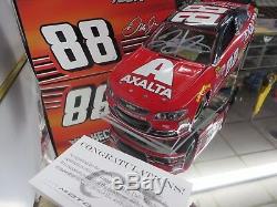 Autographed Dale Earnhardtjr 2017 Homestead Final Ride Axalta/ Budweiser 1/24