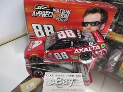 Autographed Dale Earnhardtjr 2017 Homestead Final Ride Axalta/ Budweiser 1/24