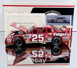 Autographed Ken Schrader 1988 Talladega First Win Folgers 1/24 Arc Diecast