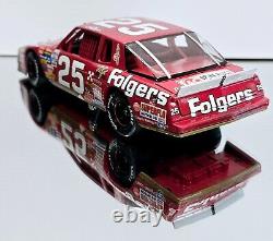 Autographed Ken Schrader 1988 Talladega First Win Folgers 1/24 Arc Diecast
