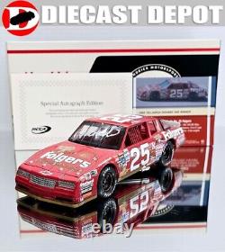 Autographed Ken Schrader 1988 Talladega First Win Folgers 1/24 Arc Diecast