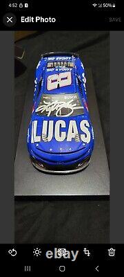 Autographed Kyle Busch 2023 #8 RCR Lucas Oil Auto Club RWV 1/24 Action Elite
