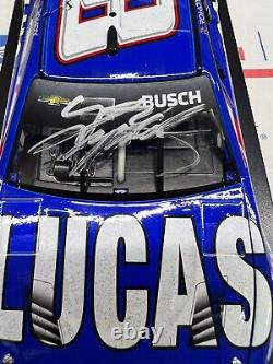 Autographed Kyle Busch 2023 #8 RCR Lucas Oil Auto Club RWV 1/24 Action Elite