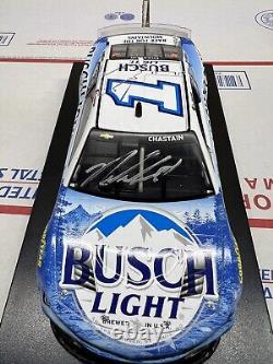 Autographed Ross Chastain 2024 # 1 Track House Busch Light 1/24 Action Camaro
