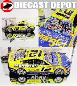 Autographed Ryan Blaney 2022 Menards / Wrangler All-Star Race Win 124 ACTION