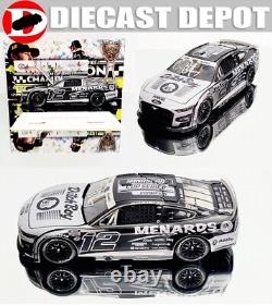 Autographed Ryan Blaney 2023 Nascar Cup Series Champion Stealth 1/24 Action