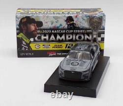 Autographed Ryan Blaney 2023 Nascar Cup Series Champion Stealth 1/24 Action