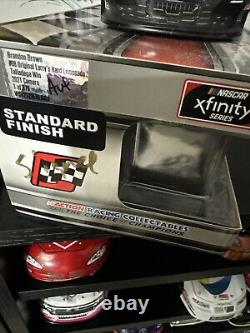 BRANDON BROWN SIGNED 2021 TALLADEGA WIN LARRY'S LEMONADE 1/24 Withinscription