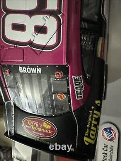 BRANDON BROWN SIGNED 2021 TALLADEGA WIN LARRY'S LEMONADE 1/24 Withinscription
