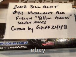Bill Elliott Autographed 2008 Ford Fusion Motorcraft Custom Made Diecast & Card