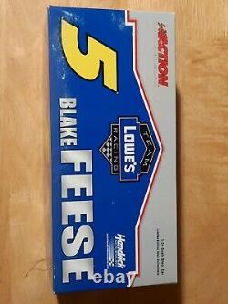 Blake Feese 2005 Monte Carlo #5 Lowe's Action 124 Diecast Auto Autograph 1/900