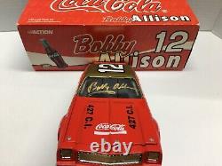 Bobby Allison Autographed Nascar Diecast #12 Coca Cola 1974 Malibu 1/24 Action
