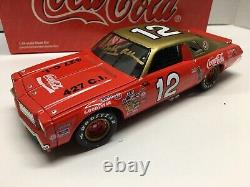 Bobby Allison Autographed Nascar Diecast #12 Coca Cola 1974 Malibu 1/24 Action