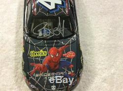 Bobby Labonte/richard Petty 2007 Dodge Spiderman 3 Autographed Diecast & Cards