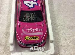Bobby Labonte/richard Petty 2008 Dodge Cheerios/pink Sgk Autographed Diecast