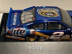Brad Keselowski 2012 #2 Miller Lite Sprint Cup Champion Color Chrome Elite 1/24
