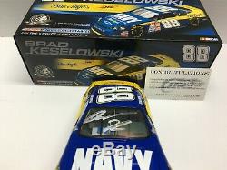 Brad Keselowski Autographed Diecast 2008 #88 Navy Blue Angels 1/24 Rare 1/288