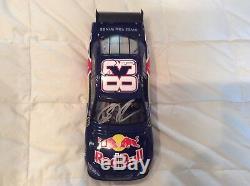 Brian Vickers 2008 Toyota Camry Red Bull Cot Autographed Diecast & Postcard