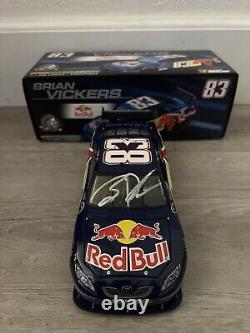 Brian Vickers SIGNED 2008 COT Red Bull #83 1/24 NASCAR Diecast Action Platinum