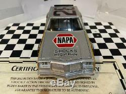 Buddy Baker 1977 1980 #28 Napa Grey Ghost Olds Oldsmobile Autographed 1/24