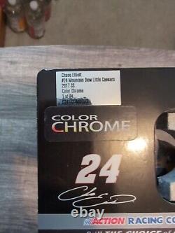 Chas Elliott #24 Mountain Dew Little Caesars 124 2017 SS Color Chrome 1 Of 84
