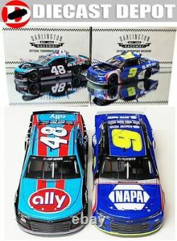 Chase Elliott & Jimmie Johnson 2020 Darlington Throwback 1/24 Action 2 Car Set