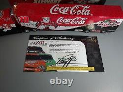 Coca-Cola Polar Bear Truck ProtoType Joe Gibbs Racing 2001 Hauler #18 #20 withCOA