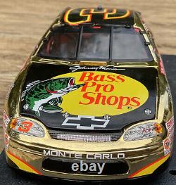 Custom Dale Earnhardt 1998 AllStar Race Bass Pro Gold Chrome Action 1/24 Diecast