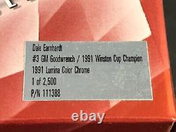 DALE EARNHARDT SR #3 GM Goodwrench 1991 Winston Cup Win 1991 Lumina CHROME /2500