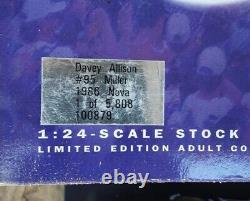 DAVEY ALLISON #95 Miller 1986 Nova Historical Series 124 Action Diecast