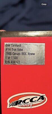 Dale Earnhardt 1988 IROC Lime Camaro Budweiser #14 124 Diecast & Bonus Car